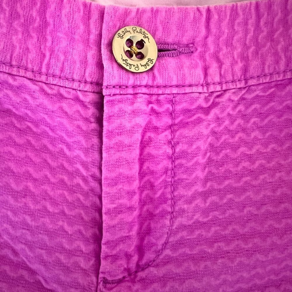 Bright Hot Pink 5” Lilly Pulitzer Buttercup Shorts - Picture 7 of 15